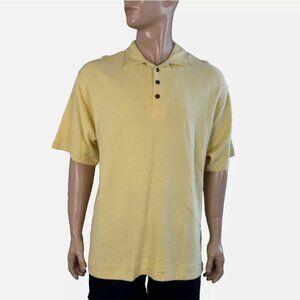 Tommy Bahama Vintage Silk-Cotton Polo Sample T- Shirt Size L